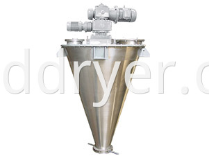 Supplier Cantilever Asymmetric Double Spiral Cone Mixer